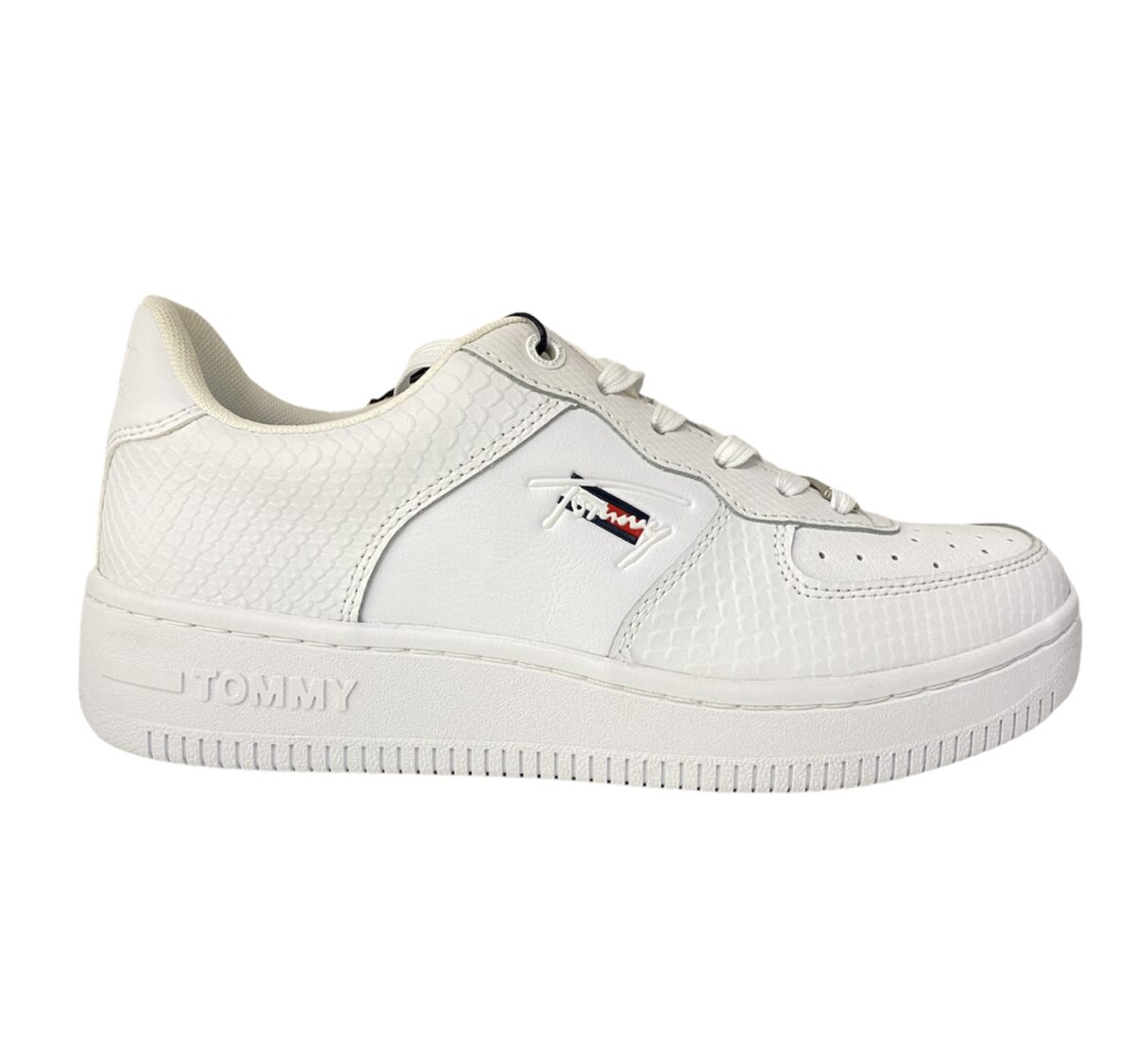 TOMMYHILFIGER SNEAKERS DONNA PELLE WHITE