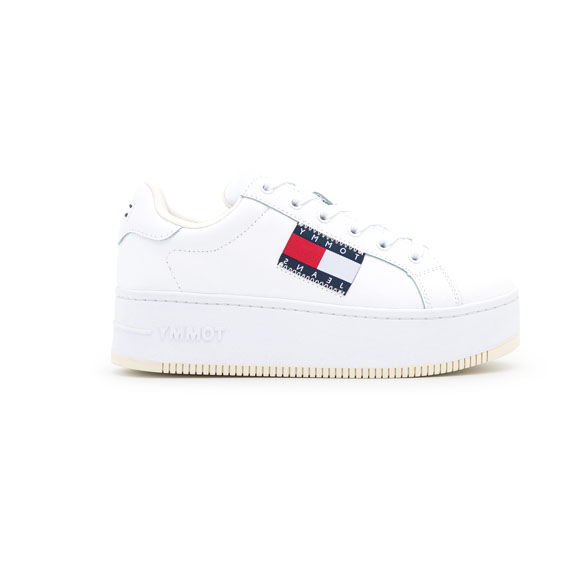 TOMMYHILFIGER SNEAKERS DONNA ECO PELLE BIANCO