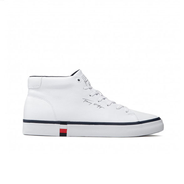 TOMMYHILFIGER SNEAKERS UOMO ECO PELLE BIANCO