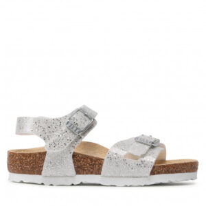 BIRKNSTOCK SANDALI SANDALO BAMBINO PELLE BIANC