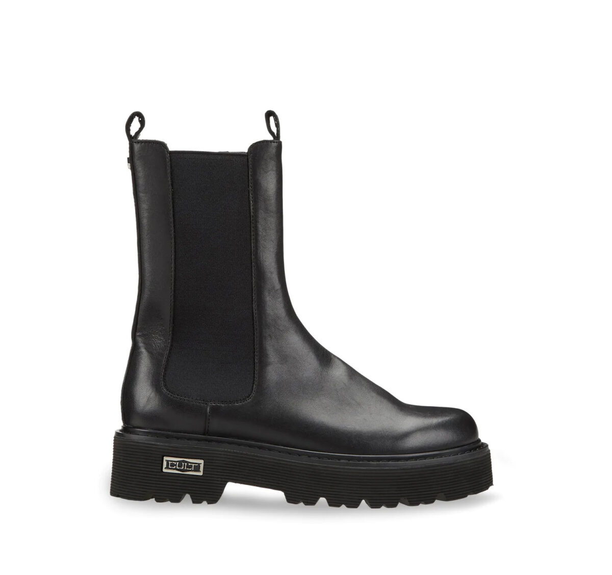 CULT TRONCHETTO DONNA SLASH IN PELLE BLACK