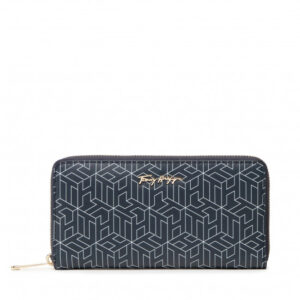TOMMY HILFIGER PORTAFOGLIO DONNA ZIPAROUND BLACK