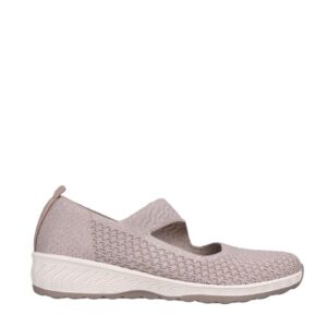 SKECHERS SNEAKERS DONNA ECO PELLE TAUPE