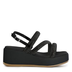 CAFE NOIR SANDALO DONNA ECO PELLE BLACK