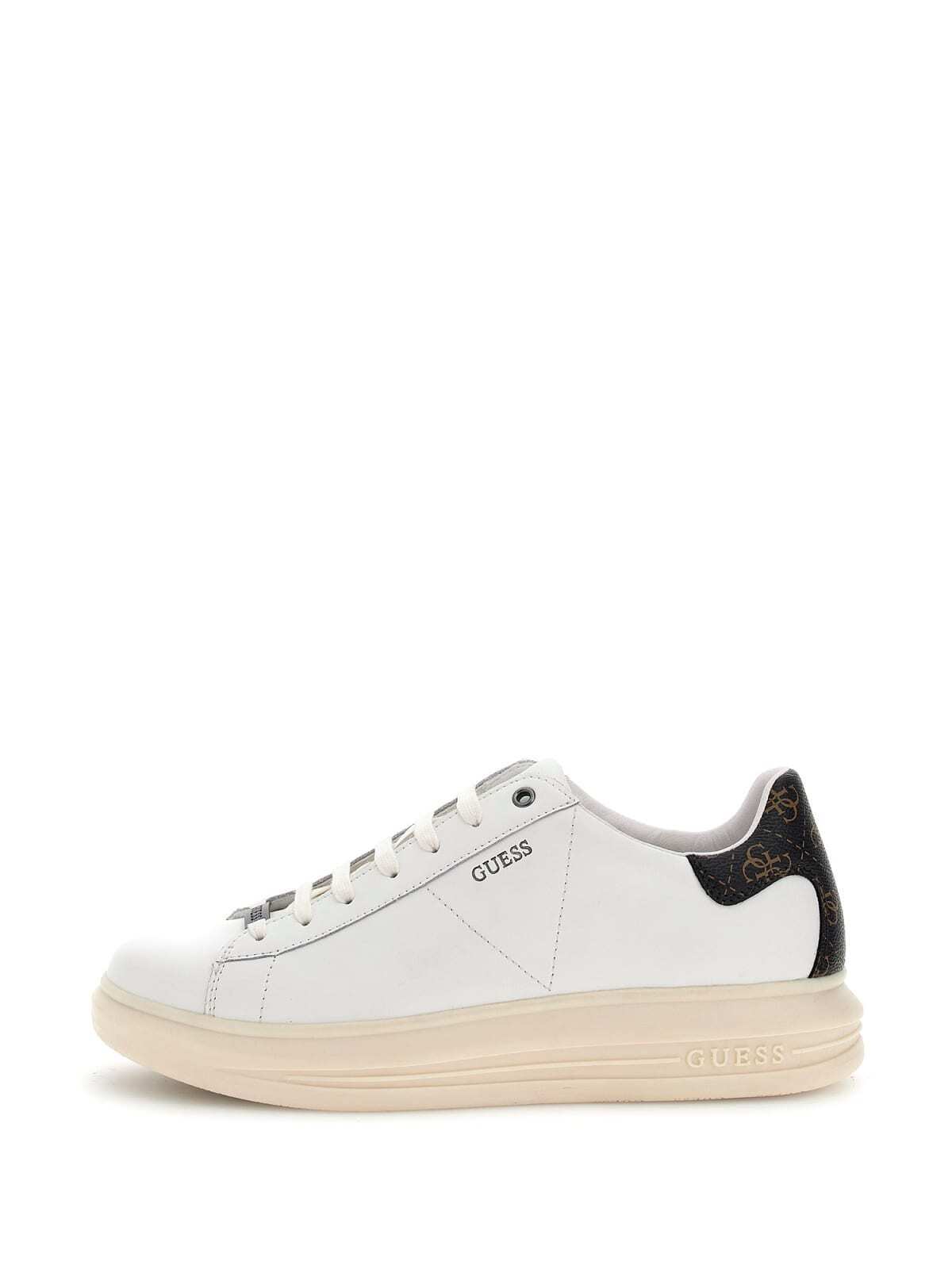 GUESS SNEAKERS UOMO PELLE WHITE