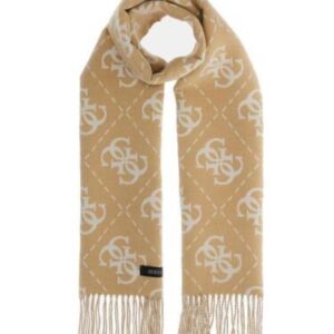 GUESS  SCIARPE DONNA IN LANA MISURE 40*180LATTE