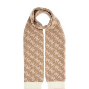GUESS  ACCESSORI SCIARPE MISURE 30*180LATTE LOG